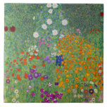 Azulejo Gustav Klimt Flower Garden Vintage Art Nouveau<br><div class="desc">Pintura Bella Artes Gustav Klimt Flower Garden Vintage Art Nouveau 1907</div>