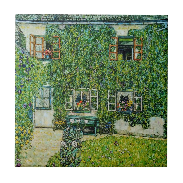Azulejo Gustav Klimt - La Casa de la Guardia (Frente)