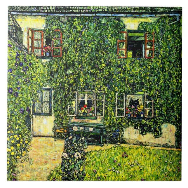Azulejo Gustav Klimt - La Casa de la Guardia (Frente)