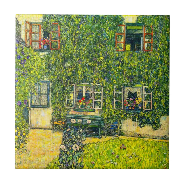 Azulejo Gustav Klimt La Casa de la Guardia (Frente)
