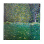 Azulejo Gustav Klimt - Parque de Schloss Kammer am Atterse<br><div class="desc">Estanque de Schloss Kammer en Attersee / El parque de Schloss Kammer am Attersee - Gustav Klimt,  Oil on Canvas,  1910</div>