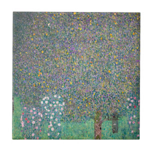 Azulejo Gustav Klimt - Rosales bajo los árboles