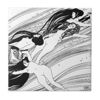 Azulejo Gustav Klimt - Sangre de Pez Arte Japonés Surreali