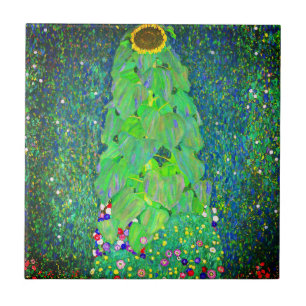 Azulejo Gustav Klimt Sunflower