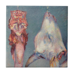 Azulejo Gustave Caillebotte - Cabeza de ternera y lengua d