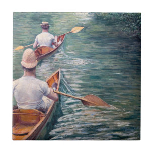 Azulejo Gustave Caillebotte - Canoas en el Yerres