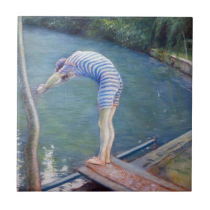 Azulejo Gustave Caillebotte - El Bañista / El Buzo