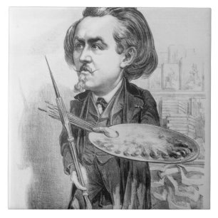 Azulejo Gustavo Dore (1832-83), caricatura de 'Le Boulev