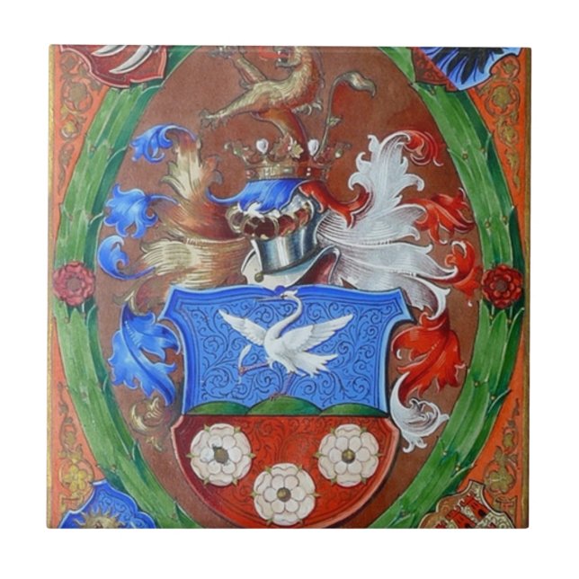 Azulejo Gyarfas coat of arms (Frente)