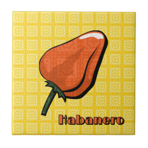 Azulejo Habanero Chili Pepper Tile