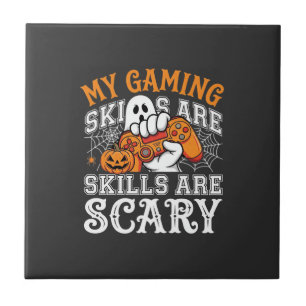Azulejo Habilidades de juego de Halloween son controlador