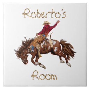 Azulejo Habitación de niños vaquero de rodeo