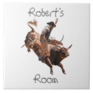 Azulejo Habitación del vaquero de rodeo