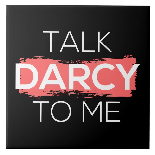 Azulejo Hable Darcy Conmigo (Frente)