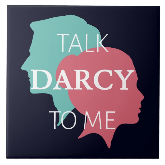 Azulejo Hable Darcy Conmigo IV (Frente)
