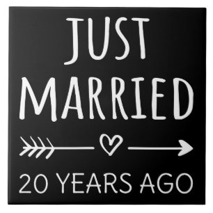 Azulejo Hace sólo 20 años de estar casada