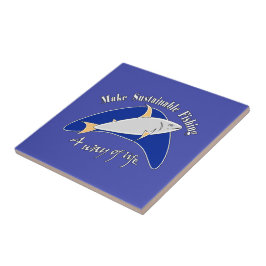 Azulejo Hacer de la pesca sostenible una forma de vida