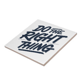 Azulejo Hacer lo correcto 1