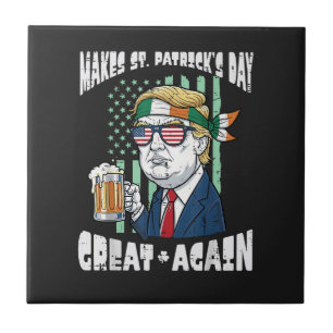 Azulejo Hacer que el día de San Patricio sea grande de nue