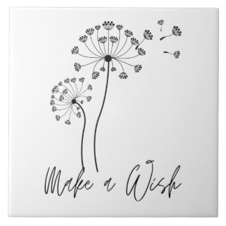 Azulejo Hacer un flor de dandelion de deseo