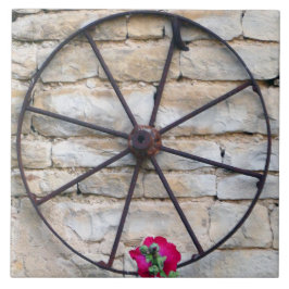 Azulejo Haciendo Carteles.