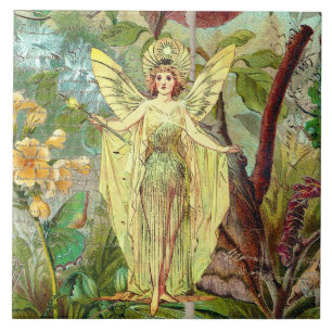 Azulejo Hada amarilla