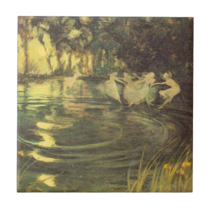 Azulejo Hadas giran por Arthur Black, Danza de hadas vinta
