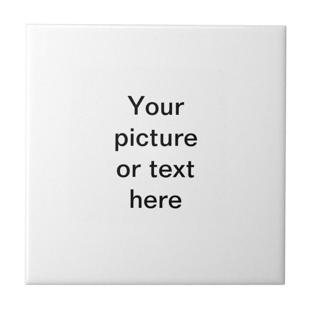 Azulejo Haga su propio personalizado personalizado (Frente)