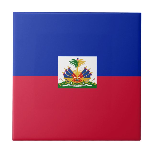 Azulejo Haiti flag  (Frente)