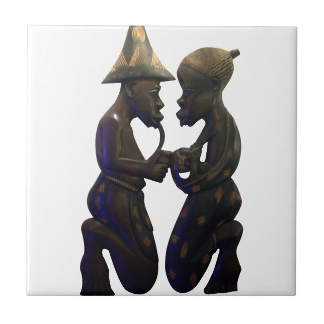 Azulejo Hakuna Matata Divertirse en la vieja escuela es lo (Frente)