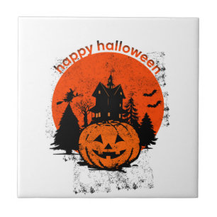 Azulejo Halloween Antiguo Feliz Halloween 2
