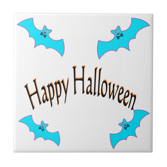 Azulejo Halloween Bat Tile (Frente)