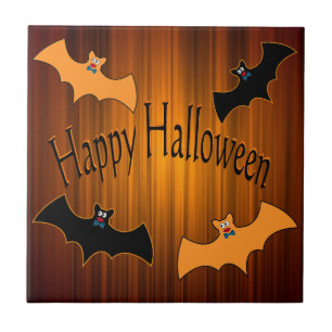 Azulejo Halloween Bat Tile