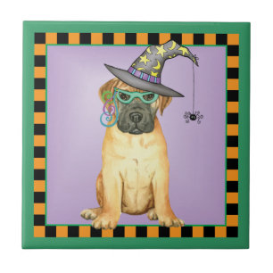 Azulejo Halloween Bullmastiff Tile cerámico