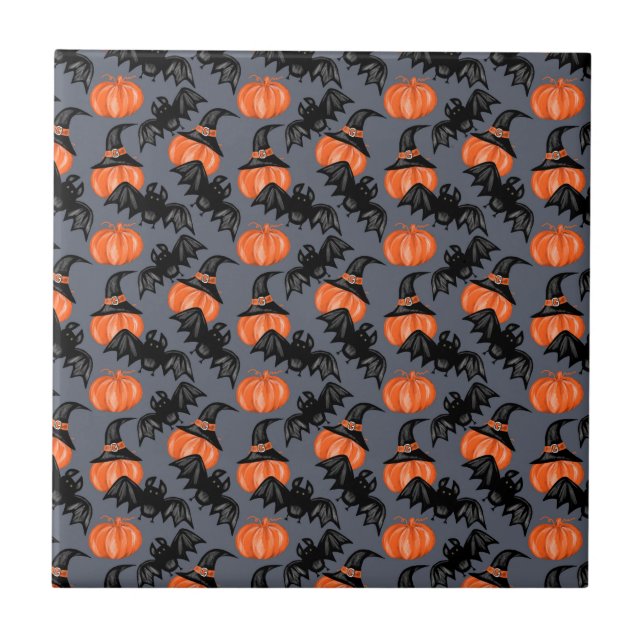 Azulejo Halloween Ceramic Tile (Frente)