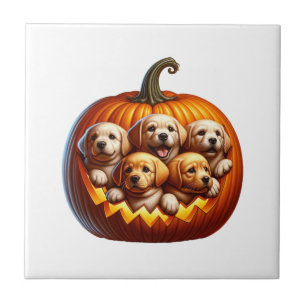Azulejo Halloween de perro
