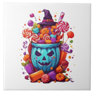 Azulejo Halloween divertido 