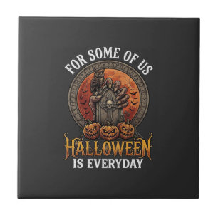Azulejo Halloween Es Todos Los Días Mano De Monstruo Lápid