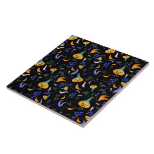 Azulejo Halloween Forest Tile