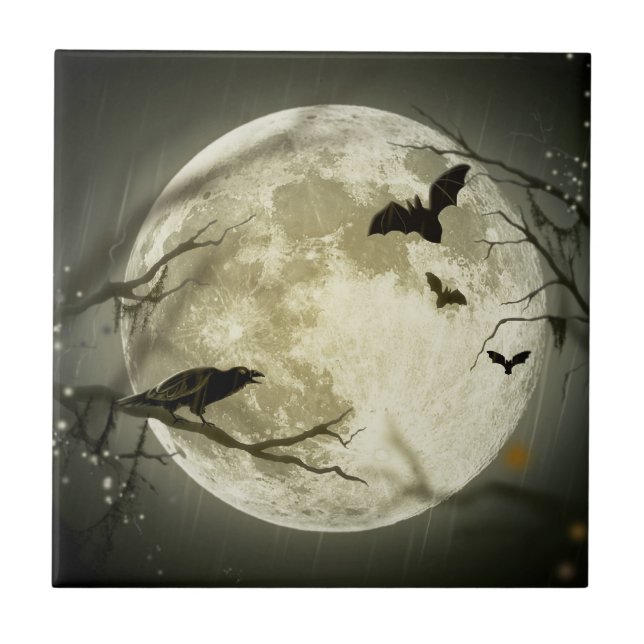 Azulejo Halloween Moon (Frente)