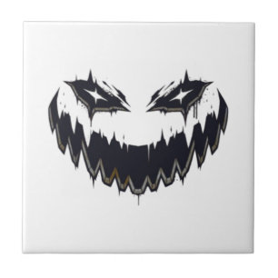 Azulejo Halloween Scary Evil Pumpkin Funny Pumpkin Head Cl