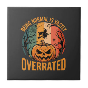 Azulejo Halloween Ser Normal Está Muy Infravalorado Bruja 