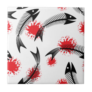 Azulejo halloween skeletina