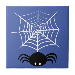 Azulejo Halloween Spider Web