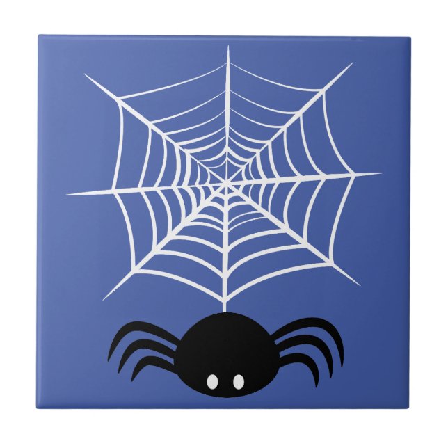 Azulejo Halloween Spider Web (Frente)