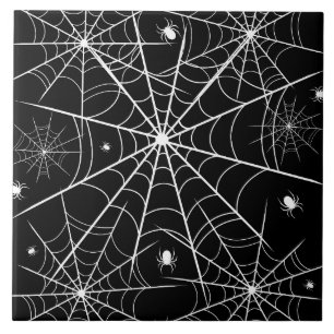Azulejo Halloween Spider Web