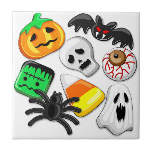 Azulejo Halloween Spooky Candies Fiesta
