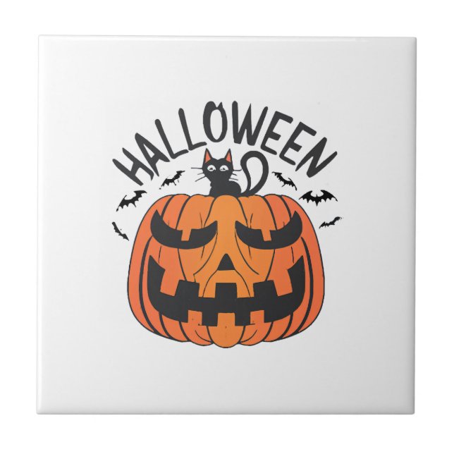 Azulejo Halloween vintage  (Frente)
