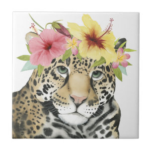 Azulejo Halo tropical   Dulce chita