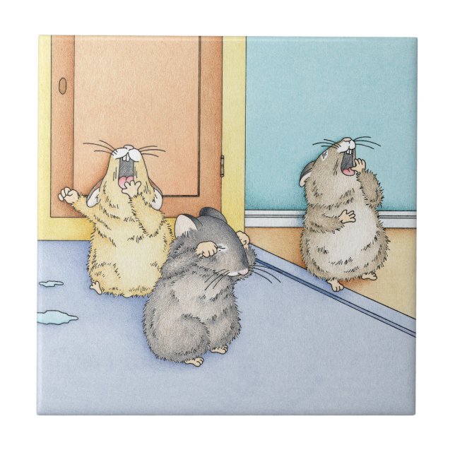 Azulejo Hamsters Dormilones (Frente)